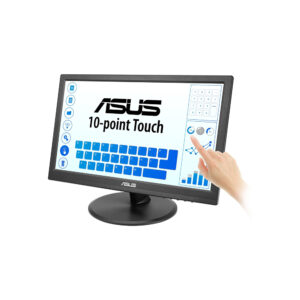 MONITOR ASUS VT168HR TOUCH PLANO/ 15.6 PULG / HD 1366x768 / 220NIS / 60HZ - 5MS / HDMI - VGA