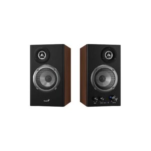 PARLANTE GENIUS SP-HF1200B / MADERA /POTENCIA 36W RMS / 2.0 / SATELITES 18W X 2 / CONTROL VOLUMEN (AGOTADO)