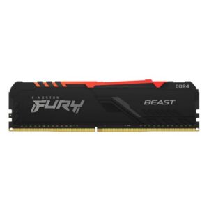 MEMORIA RAM KINGSTON KF432C16BBA/16 FURY BEAST RGB 16GB DIMM DDR4 3200MHZ (PC4-25600) (AGOTADO)