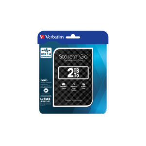 DISCO VERBATIM VERBATIM STORE N GO 2TB USB 3.0 NEGRO PLUG  N PLAY NERO GREEN BUTTON (AGOTADO)