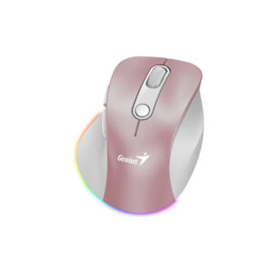 MOUSE GENIUS WIRELLES MINI ERGO 9000S PRO PINK RECARGABLE DUAL  BT Y 2 4GHZ RGB DPI 800 A 2400