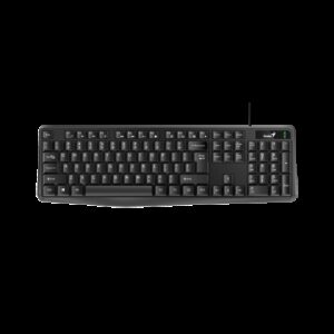 TECLADO GENIUS KB-117 NEGRO/USB/RESITENTE DERRAMES
