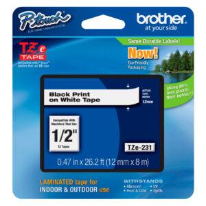 ETIQUETA BROTHER TZE231