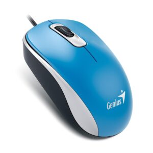 MOUSE USB GENIUS DX-110 AZUL/3 BOTONES/1000DPI/WINDOWS Y MAC