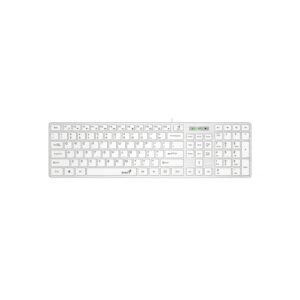 TECLADO GENIUS USB SLIM STAR 126 BLANCO / SMART GENIUS / WIN Y MAC  31310017409 (AGOTADO)