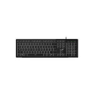 TECLADO  SLIMSTAR 820 NEGRO USB ILUMINADO Y TECLA COPILOT