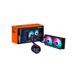 COOLER GIGABYTE AORUS WATERFORCE  II 240 BLACK COMPATIBLE AM4 AM5 LGA1200 LGA1700 (AGOTADO)