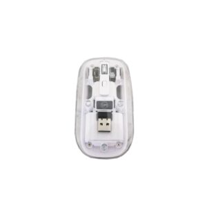 MOUSE SPEEDMIND SMMOU2075 TRANSPARENTE RF 2.4GHZ  BATERIA RECARGABLE (AGOTADO)