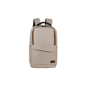 MOCHILA TEROS TE9012BG NOTEBOOK HASTA 15.6 /POLIESTER BEIGE /INTERIOR MARRON (AGOTADO)