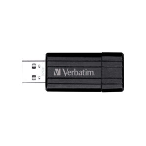 FLASHMEMORY VERBATIM 32GB PINSTRIPE NEGRO USB (AGOTADO)