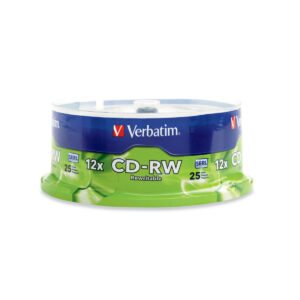 OPTICO VERBATIM 95155 CD-RW 80MIN 700MB 12X TORRE 25 UNDS.