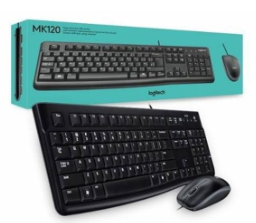 COMBO MOUSE TECLADO LOGITECH KYBDMSE MK120 CLASSIC SPN USB