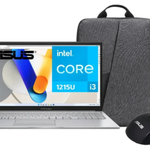 COMPUTADOR PORTATIL /ASUS VB X1504ZA-BQ1862/CORE I3-1215U/8GB/512SSD /15 FHD/W11PRO/SILVER MOCHILA Y MOUSE
