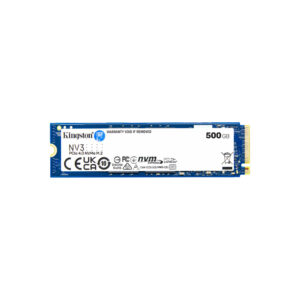 SSD/KINGSTON 500GB NV3 M.2 2280 NVME SSD UP TO 3000 MB/S